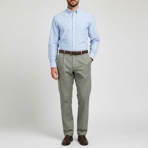 C.C. Filson Co. Chino Pants Men 38x32 Olive Regular Fit Pockets Cotton Blend